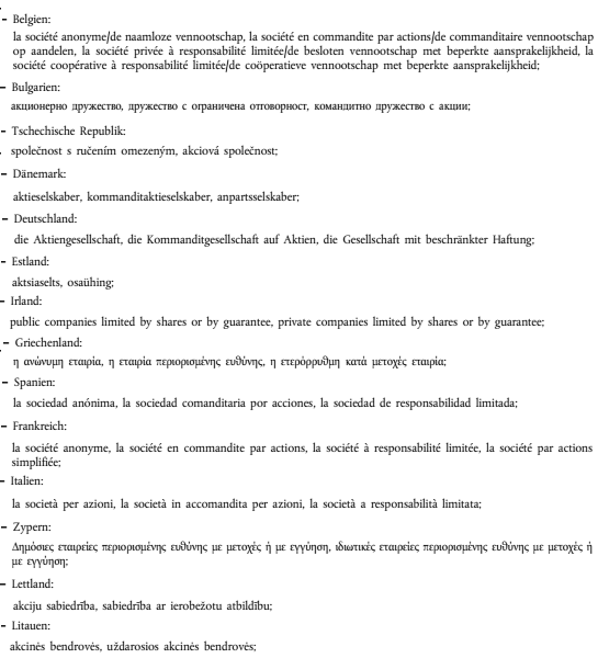 Richtlinie 2013/34/EU über den Jahresabschluss, den